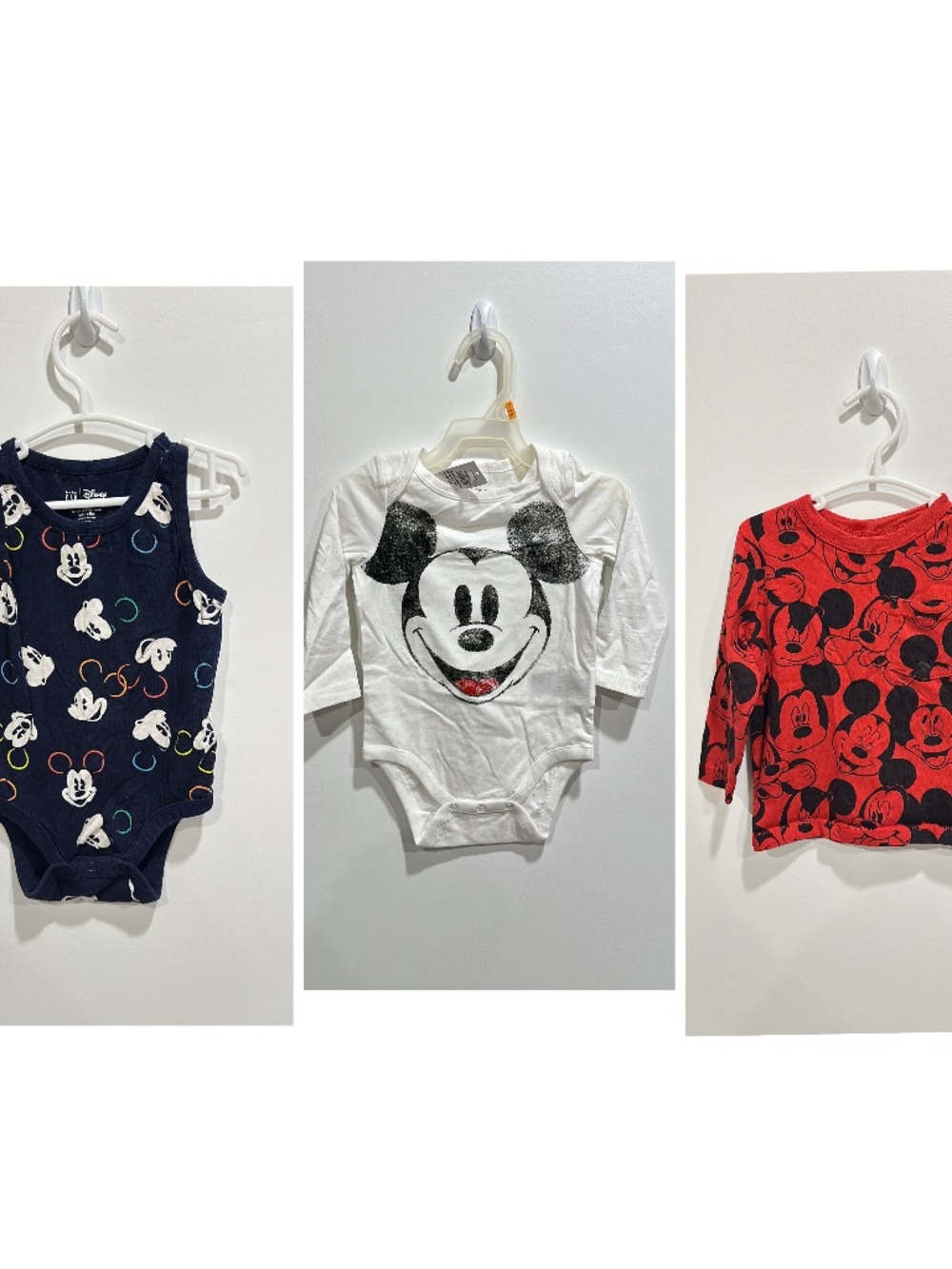 3 for $25 Disney Mickey Mouse Boys Clothing Bundle 12-18 months